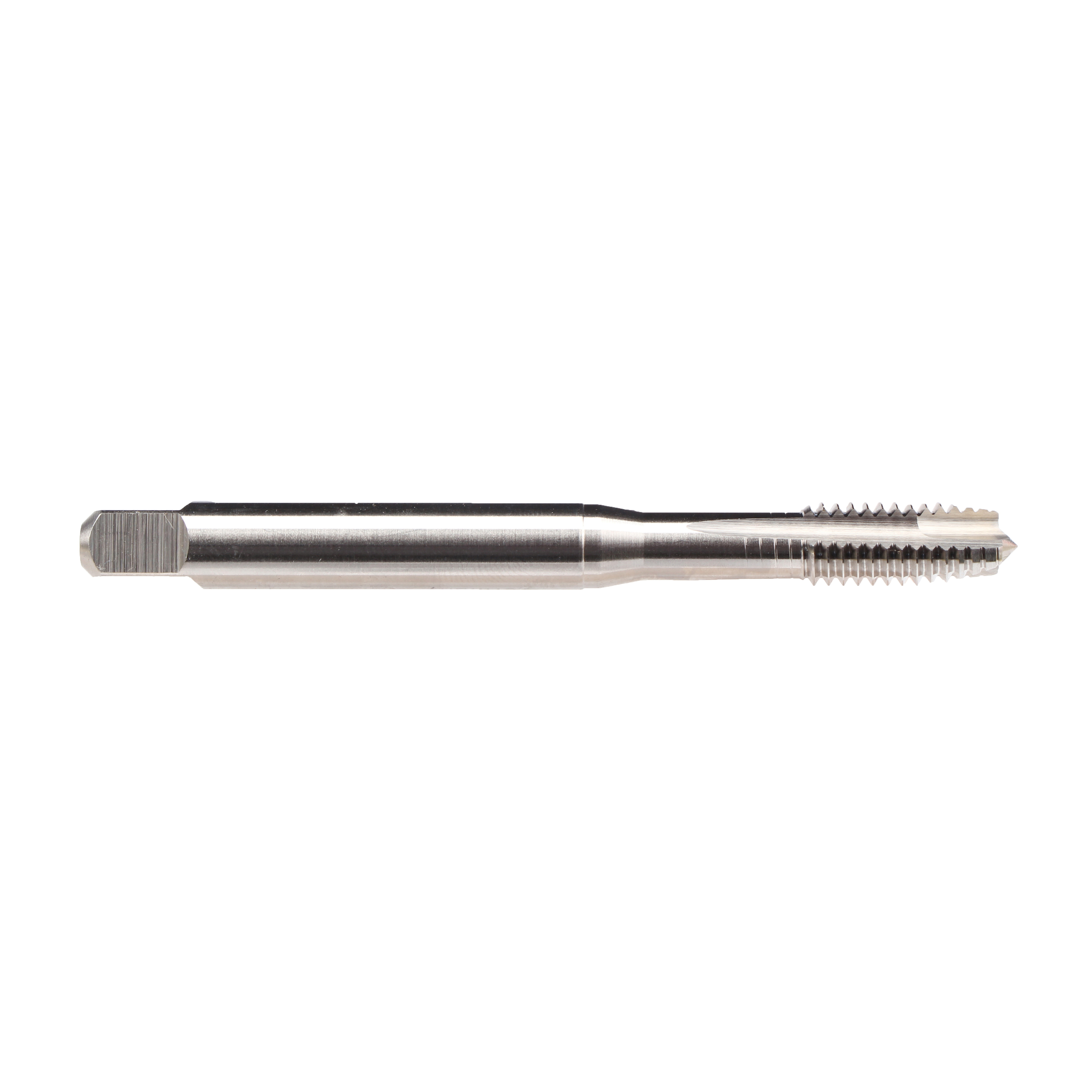 Emuge BU201000.5041 Rekord 1B-STEEL BU201000 Form B Reinforced Shank Straight Flute Spiral Point Tap, Right Hand Cutting, #10-32 Thread, Plug Chamfer, 3 Flutes, Uncoated, HSS-E