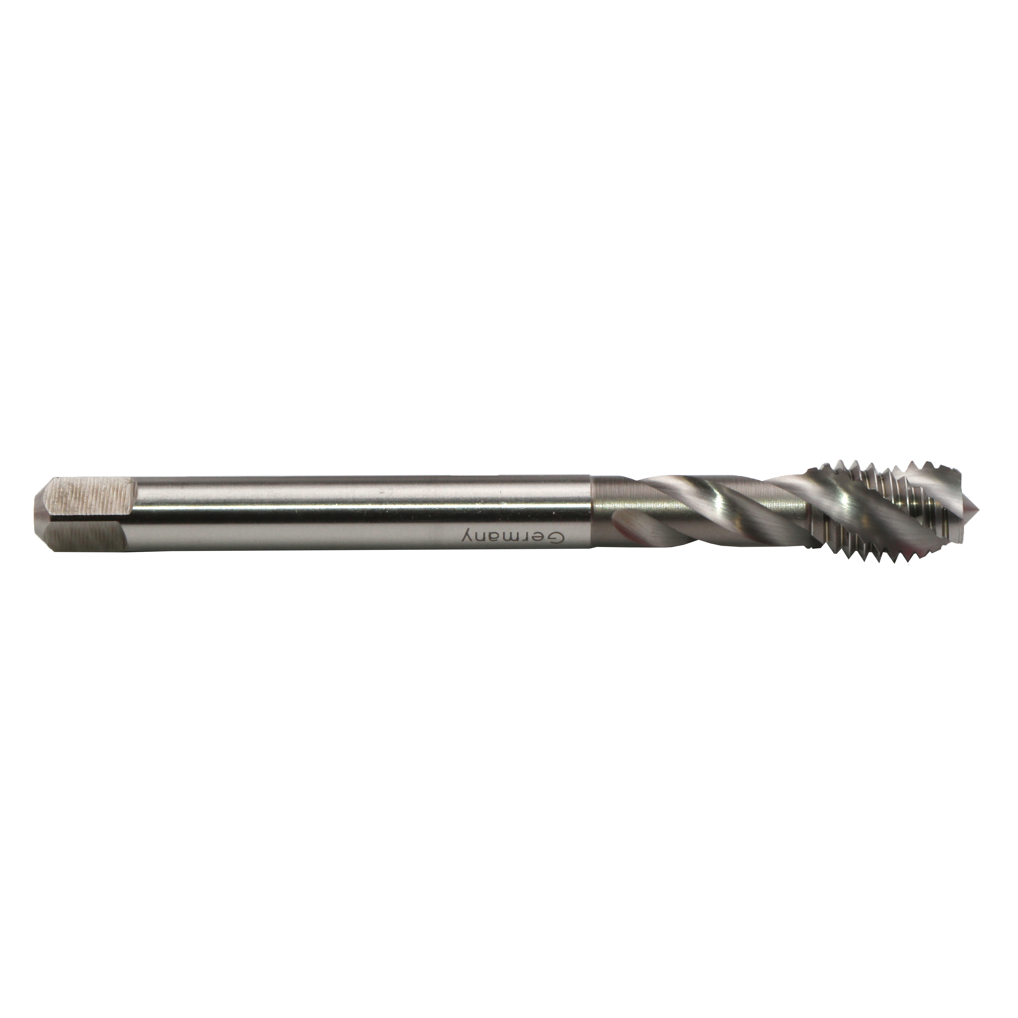 Emuge C0503000.4036 Enorm 2-VA C0503000 Form C Reduced Shank Pipe Tap, 35 deg Helix, 1/4-19 Thread