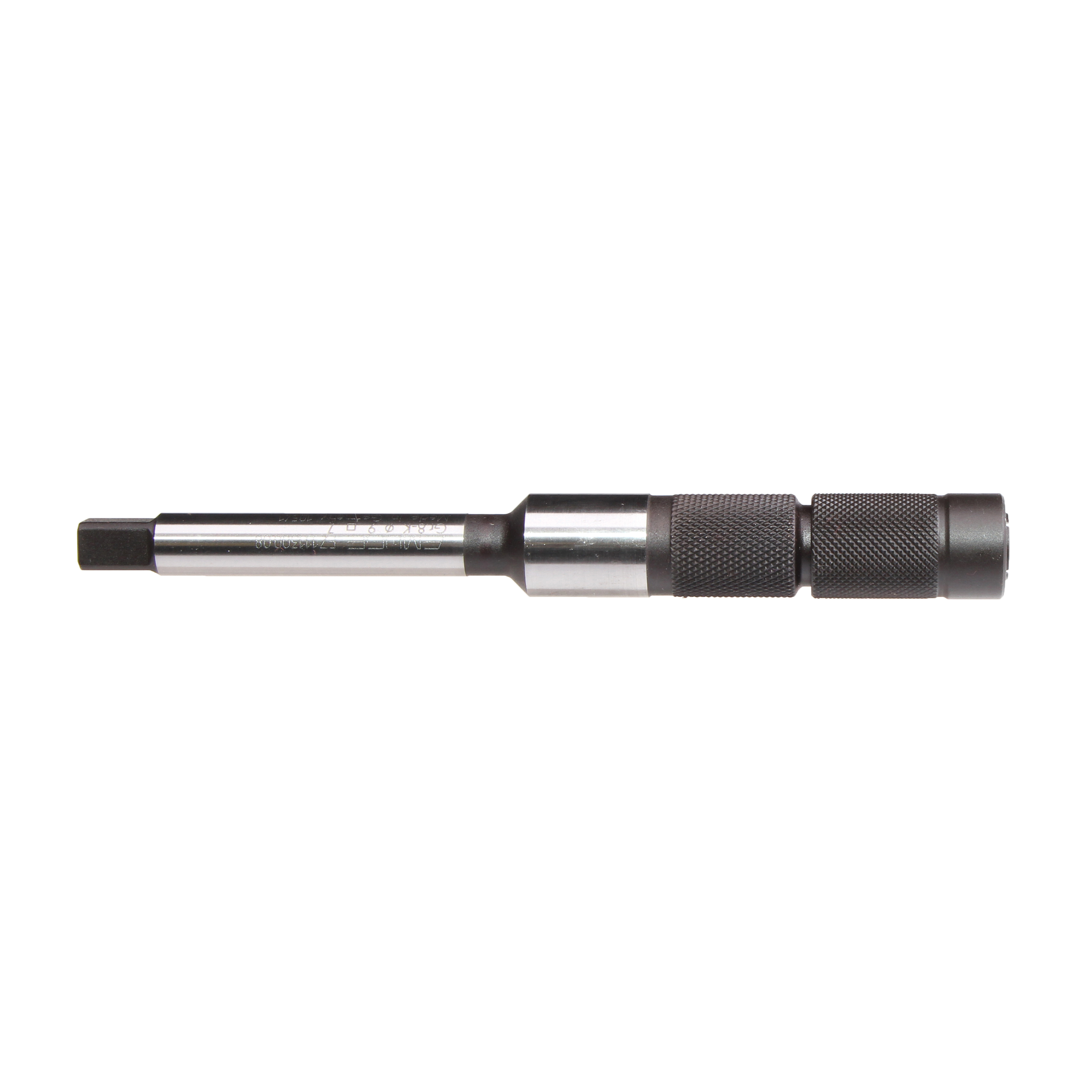 Emuge FZ111900.105 Short Length Tap Extension, 1/4 in Tap, 5.12 in OAL, 0.191 in Square, 0.255 in Dia Tap Shank