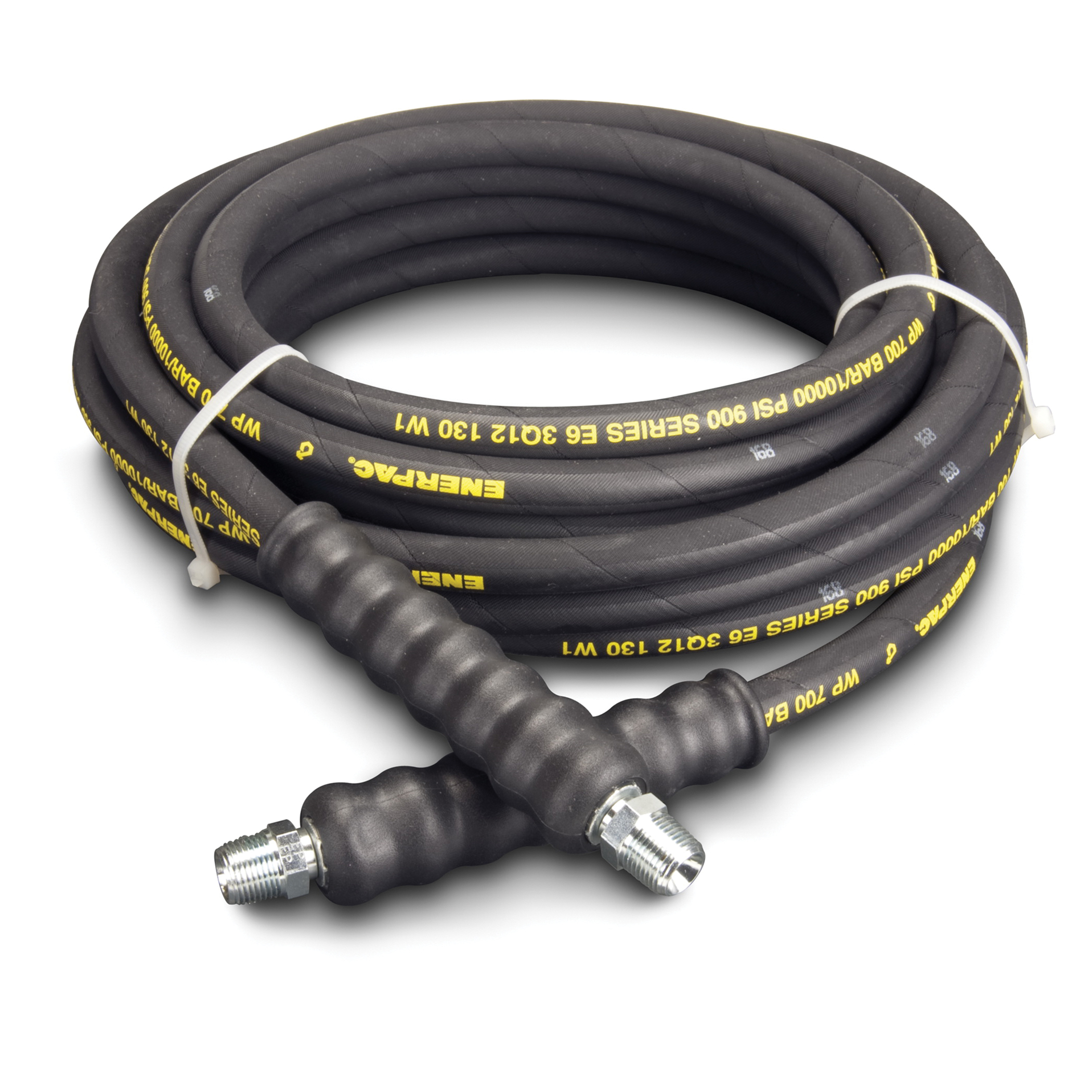 HOSE HC 3/8IN NPTF 30FT 10000PSI RBR/STL