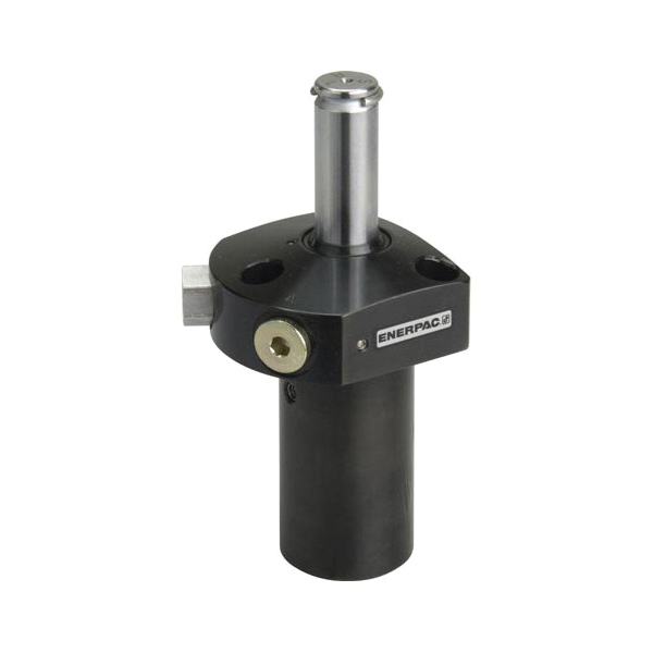 Enerpac® SURS51 Upper Flange Mounted Swing Clamp Cylinder With CAS-51 Standard Clamp Arm, 0.89 in L Stroke, 1200 lb Max Force, Single Acting Function