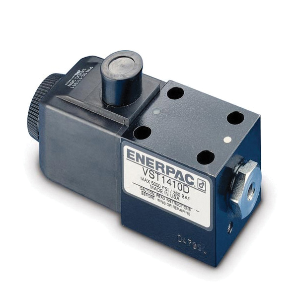 Enerpac® VSS1410D 2-Position Normally Open Poppet Valve, 5000 psi Pressure, 2.99 gpm Flow Rate, 4-Way Ports/Ways
