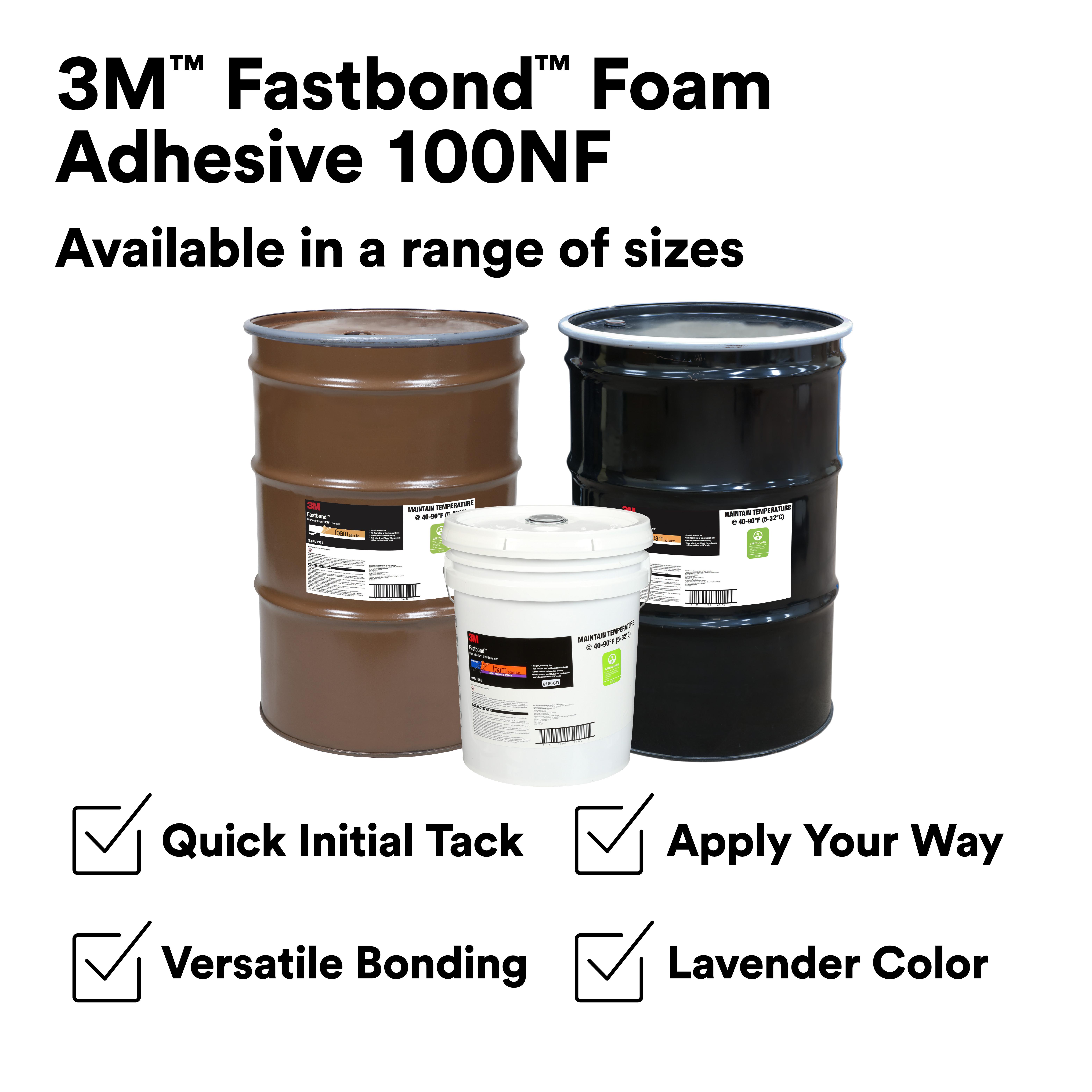 3M FASTBOND FOAM ADHESIVE 100NF