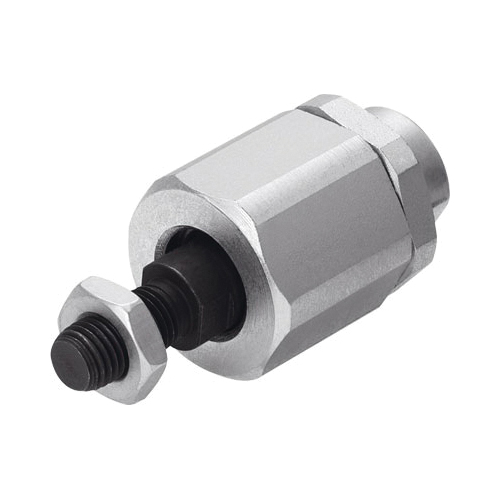 Festo 6142 FK Series Self-Aligning Rod Coupler, M16 x 1.5 Size, 10000 N Load, -40 to 150 deg C, Steel