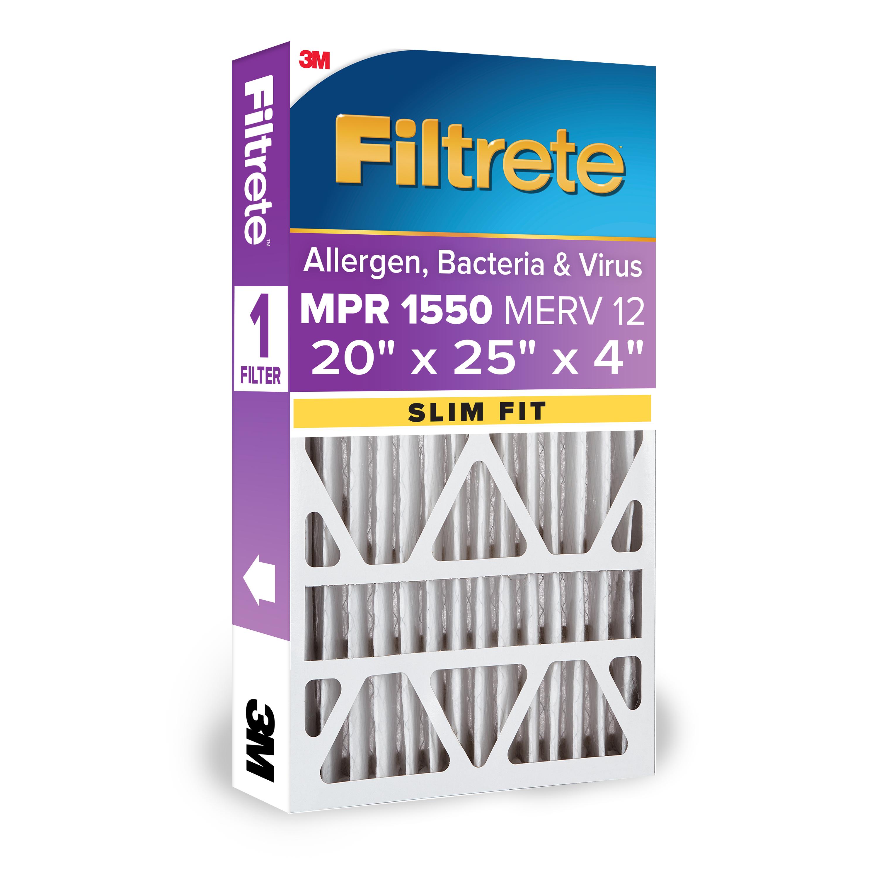 PLEATED AIR FL 25IN 20IN 4IN 12
