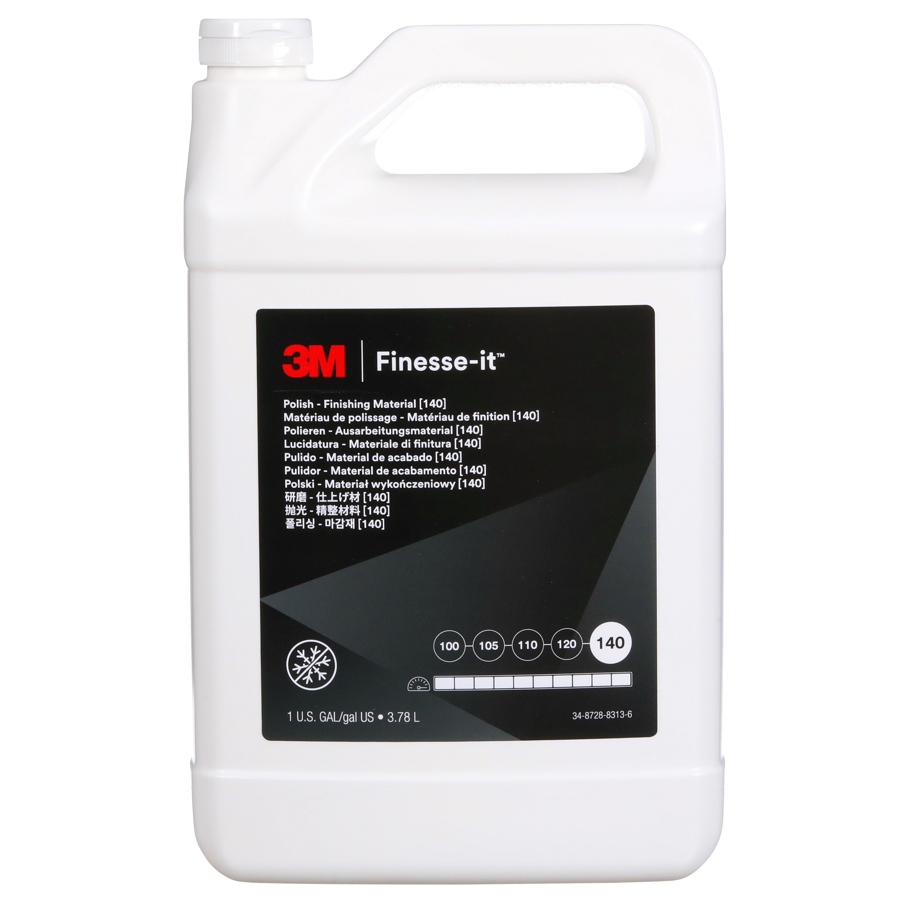 POL WAX & COMPOUND 1GAL BOTTLE WHITE