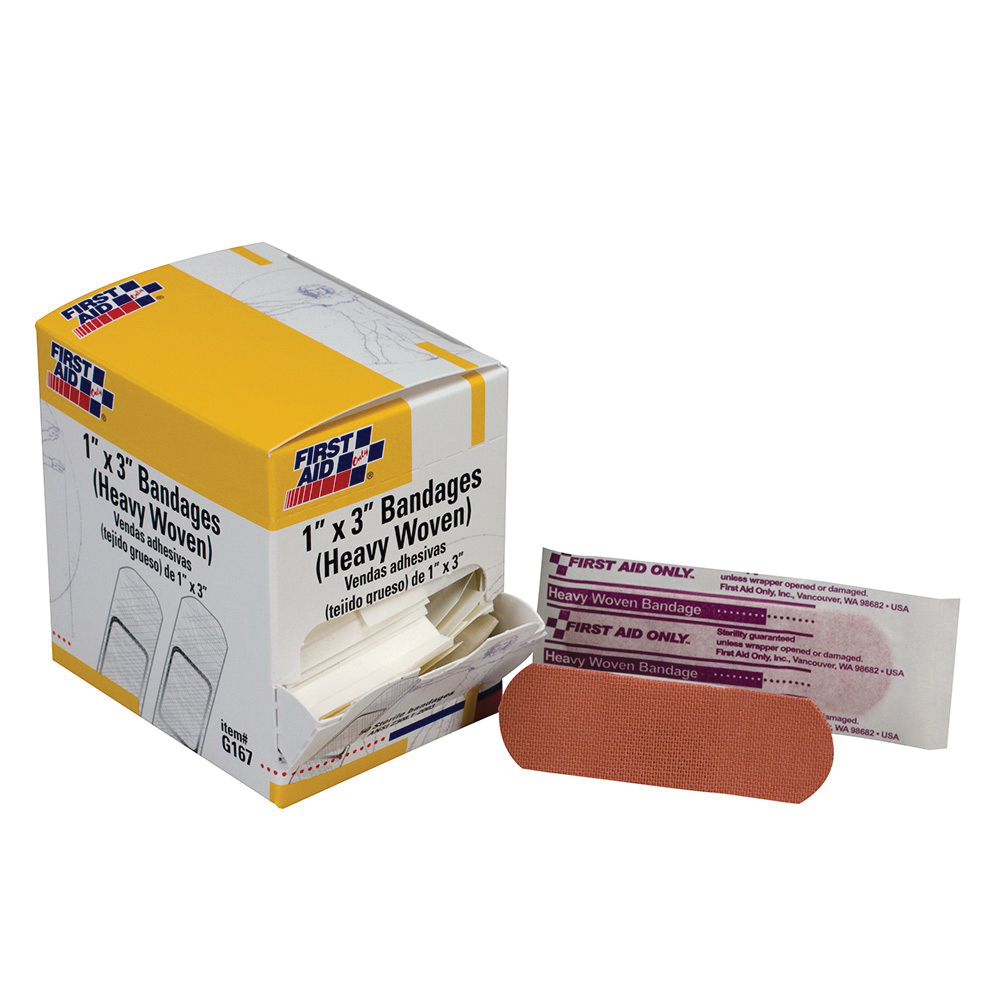 BANDAGE ADH HVY WOVEN FABRIC BEIGE 3IN