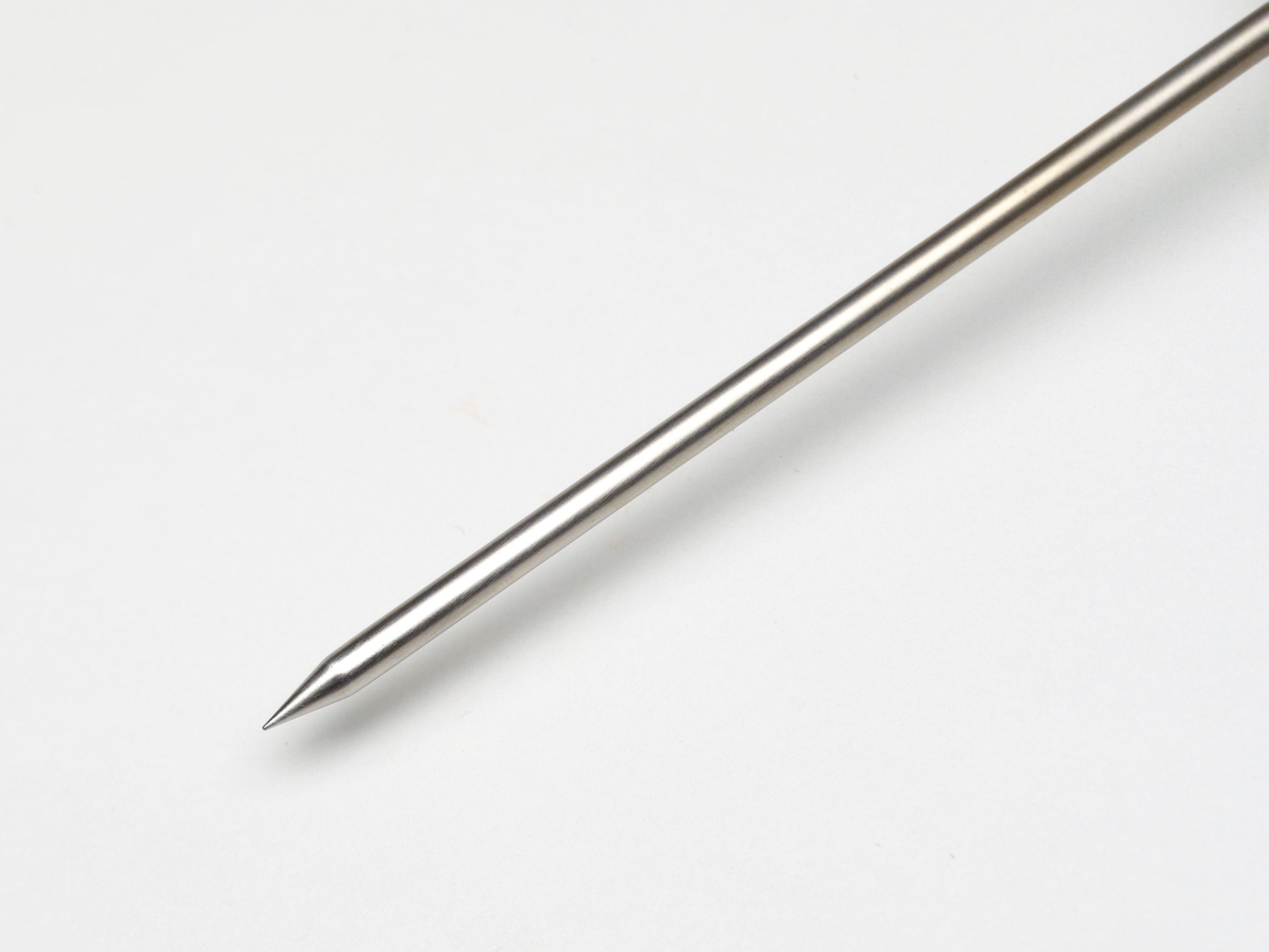 Fluke® SureGrip™ 80PK-25 Piercing Temperature Probe, -40 to 260 deg C, 0.134 in Dia x 4 in L, +/-2.2 deg C, +/-1.1 deg C Accuracy, 12 in L Wire