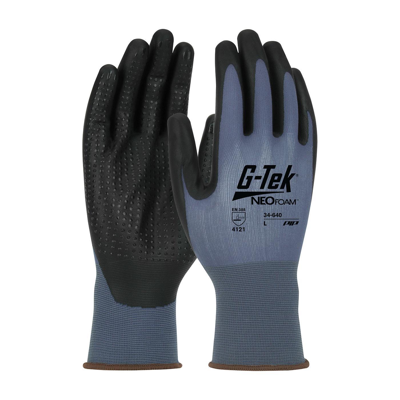 GLOVES GP WORK CTD SMLS KNIT/FOAM GRIP