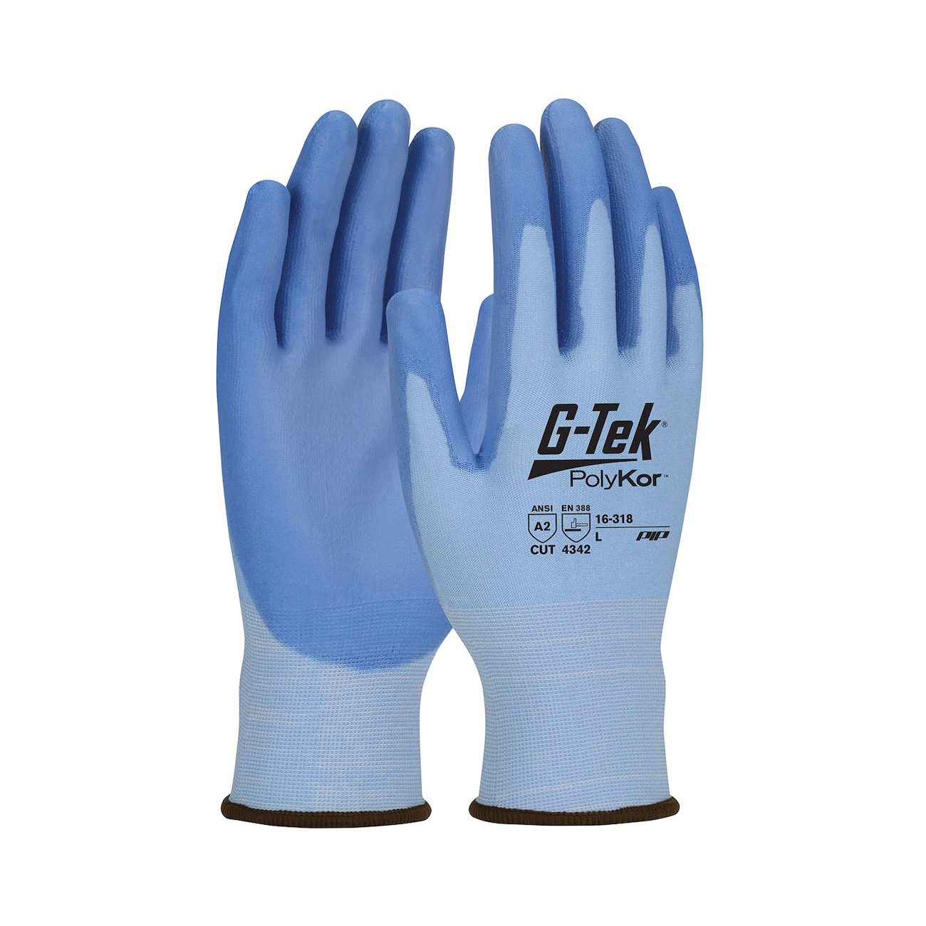 GLOVES RESISTANT CUT M POLYURETHANE BL