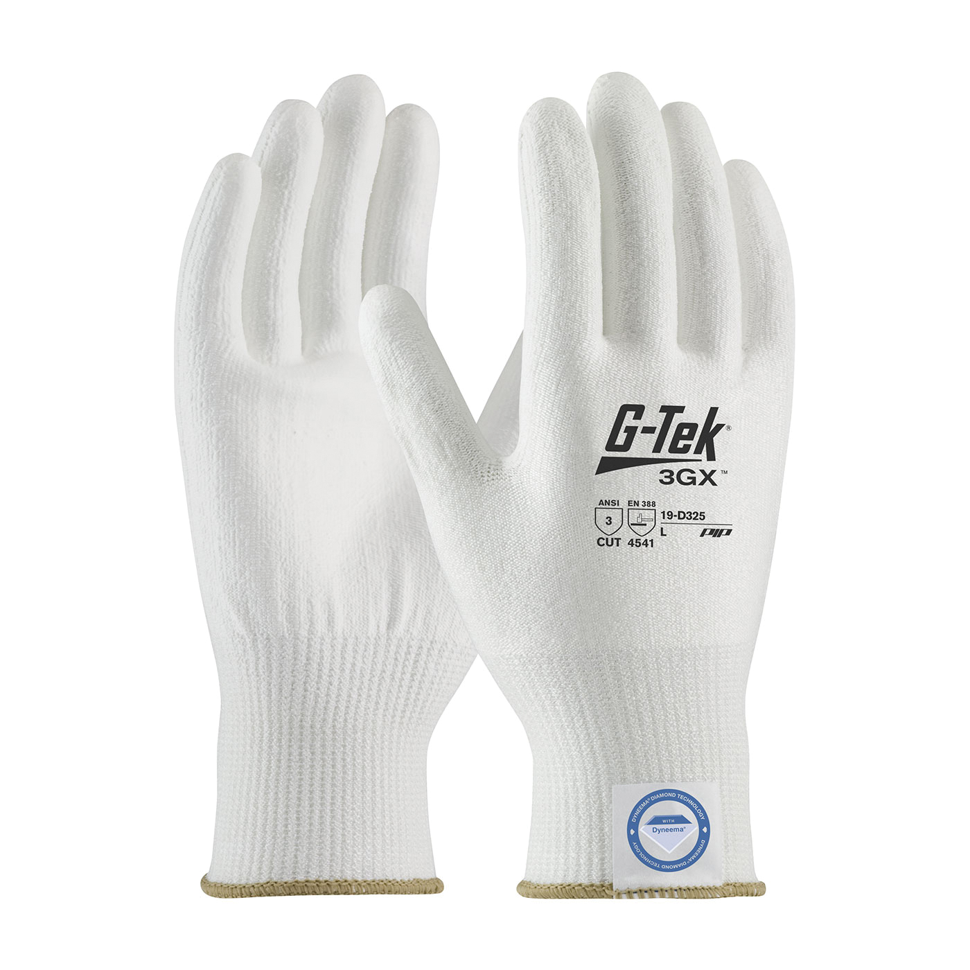 GLOVES RESISTANT CUT L POLYURETHANE WHT