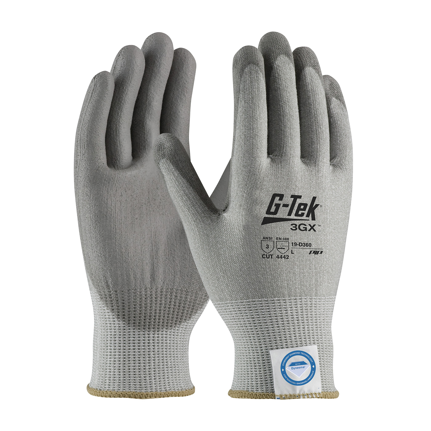 GLOVES RESISTANT CUT L POLYURETHANE GRA