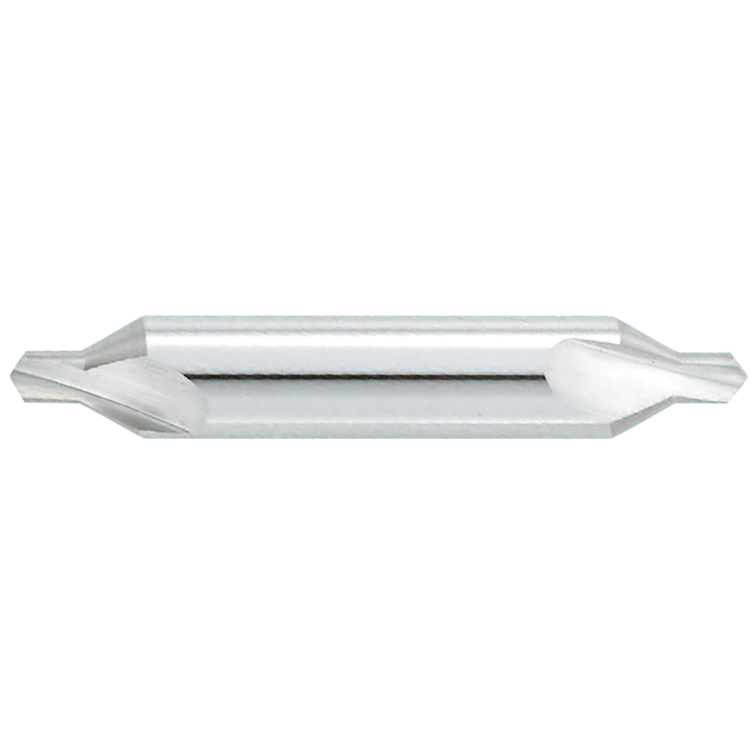 GARR 58090 1400 Combined Drill and Countersink, 60 deg Included Angle, 118 deg Point Angle, Submicron Grain Solid Carbide
