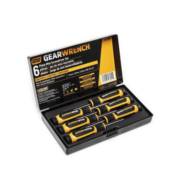 SCREWDRIVER SET 6 NO ASME B107.15