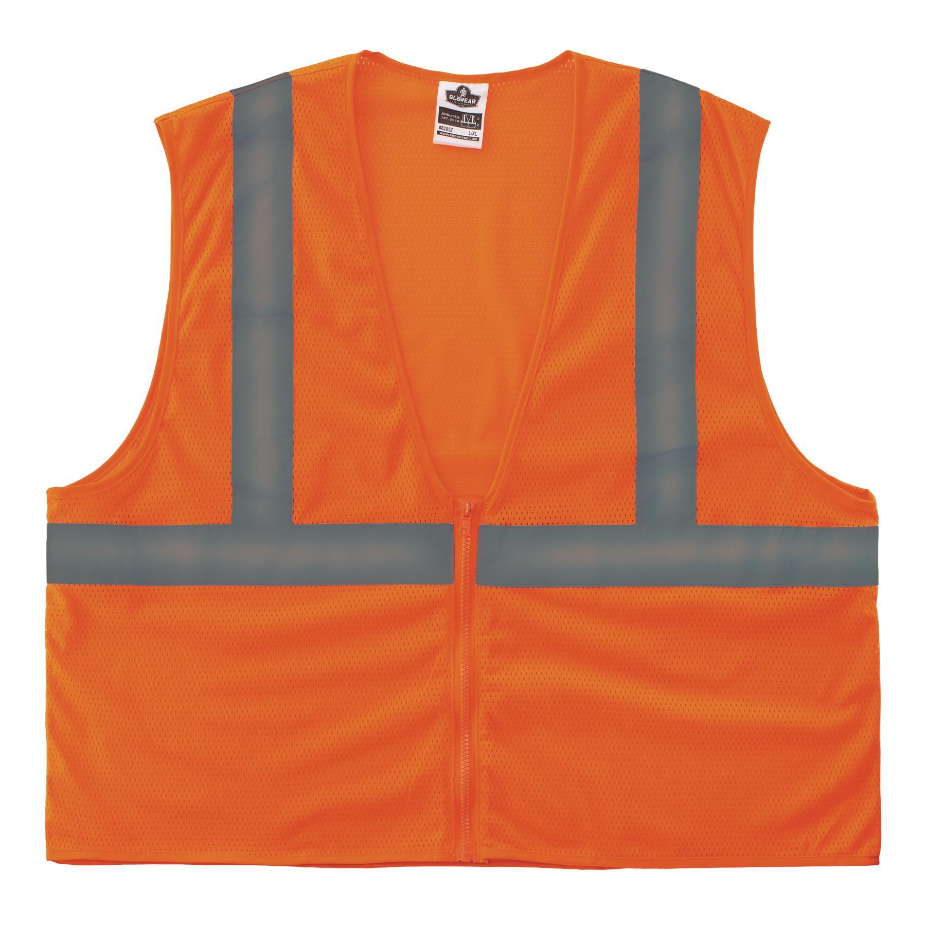 VEST ECONO SUPER 2XL/3XL HI-VIZ ORN SIL