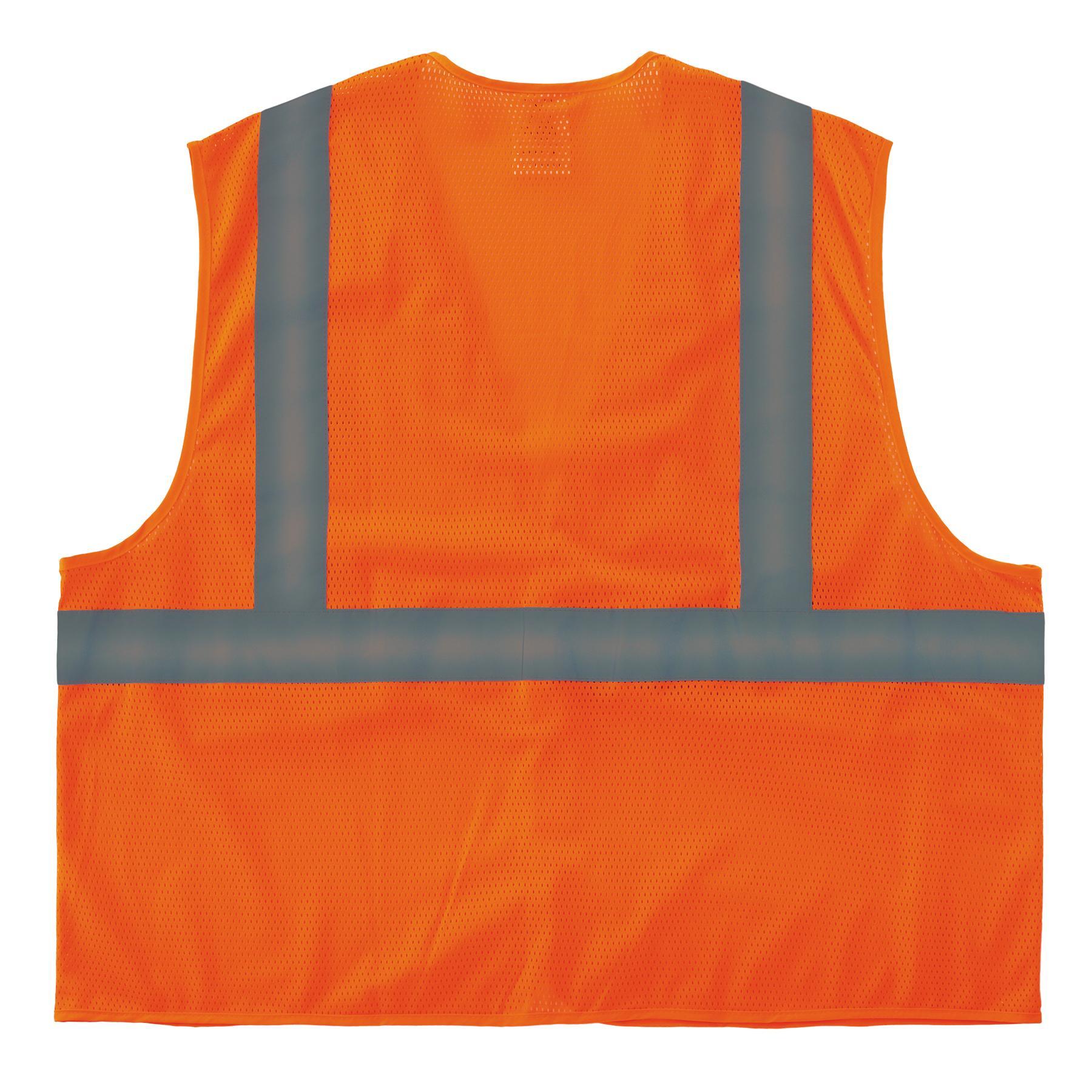 VEST ECONO SUPER 2XL/3XL HI-VIZ ORN SIL