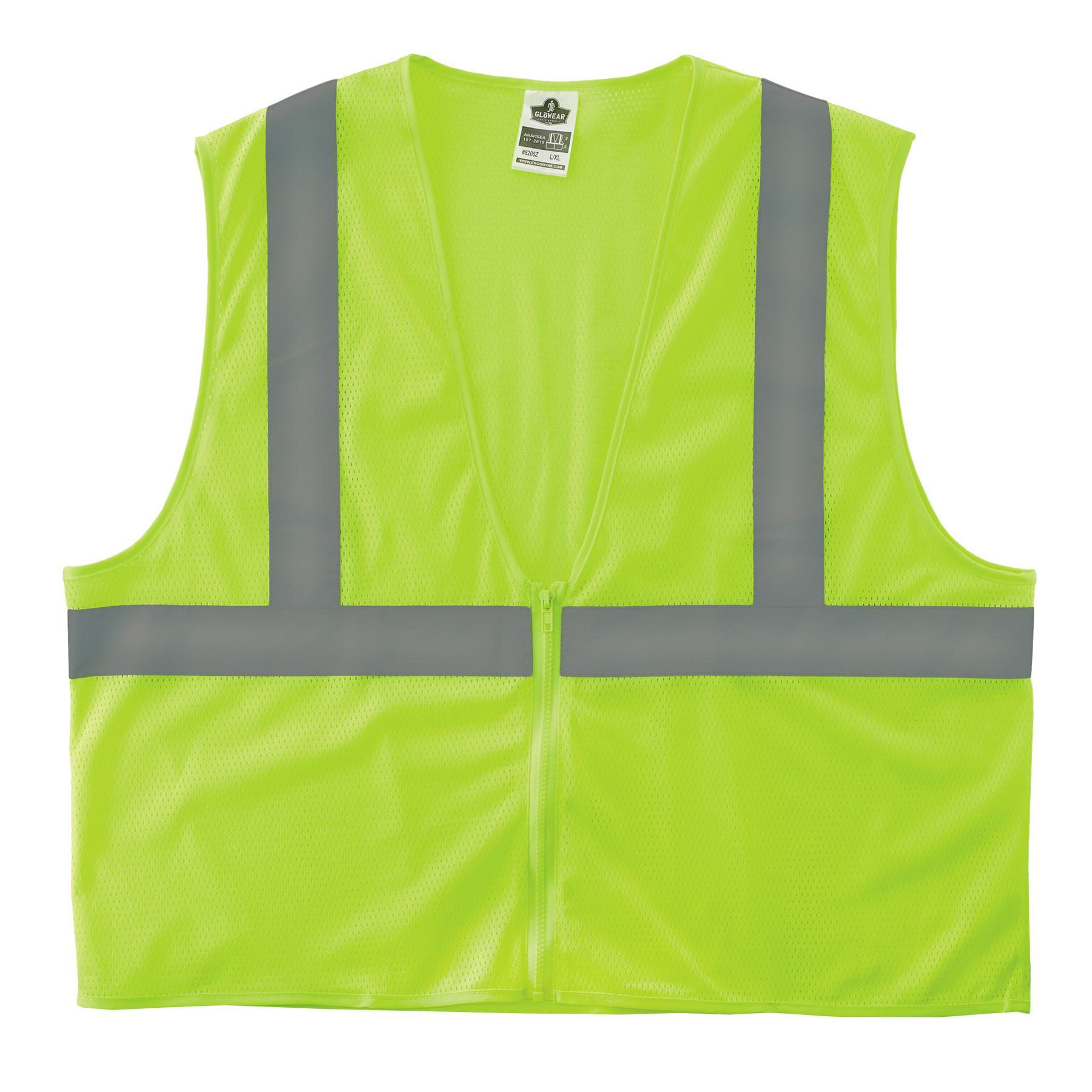 VEST ECONO SUPER 2XL/3XL HI-VIZ LIME SIL