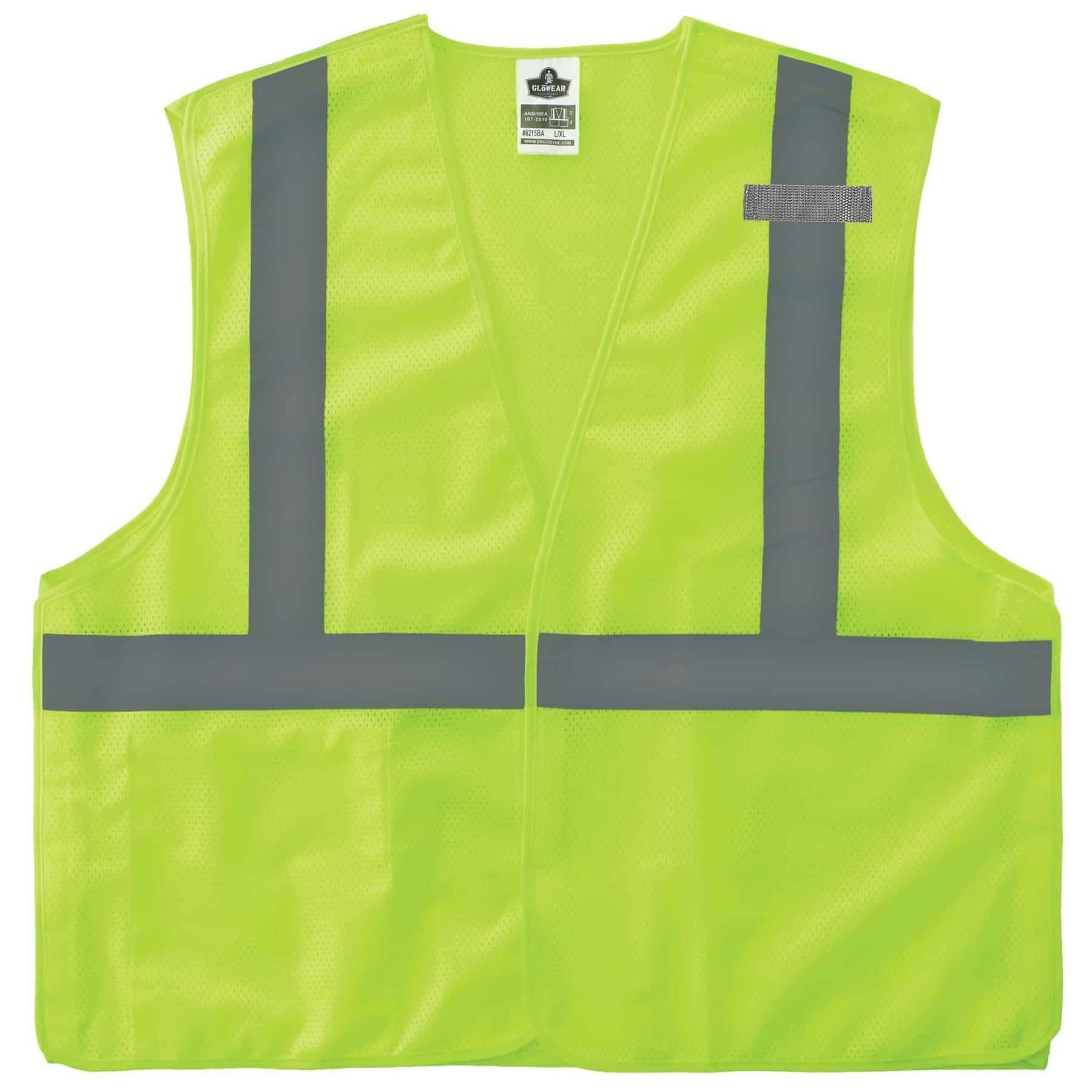 VEST SAF BRK-AWAY L/XL HI-VIZ LIME SIL