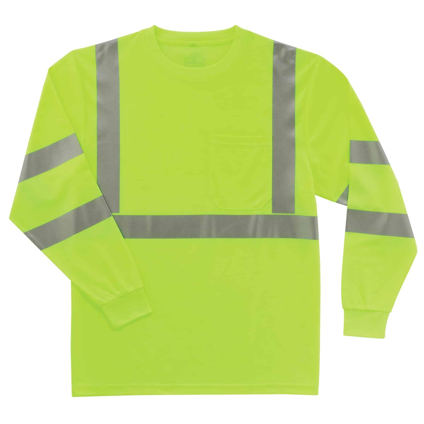 T-SHIRT MENS 3XL HI-VIZ LIME POLYEST