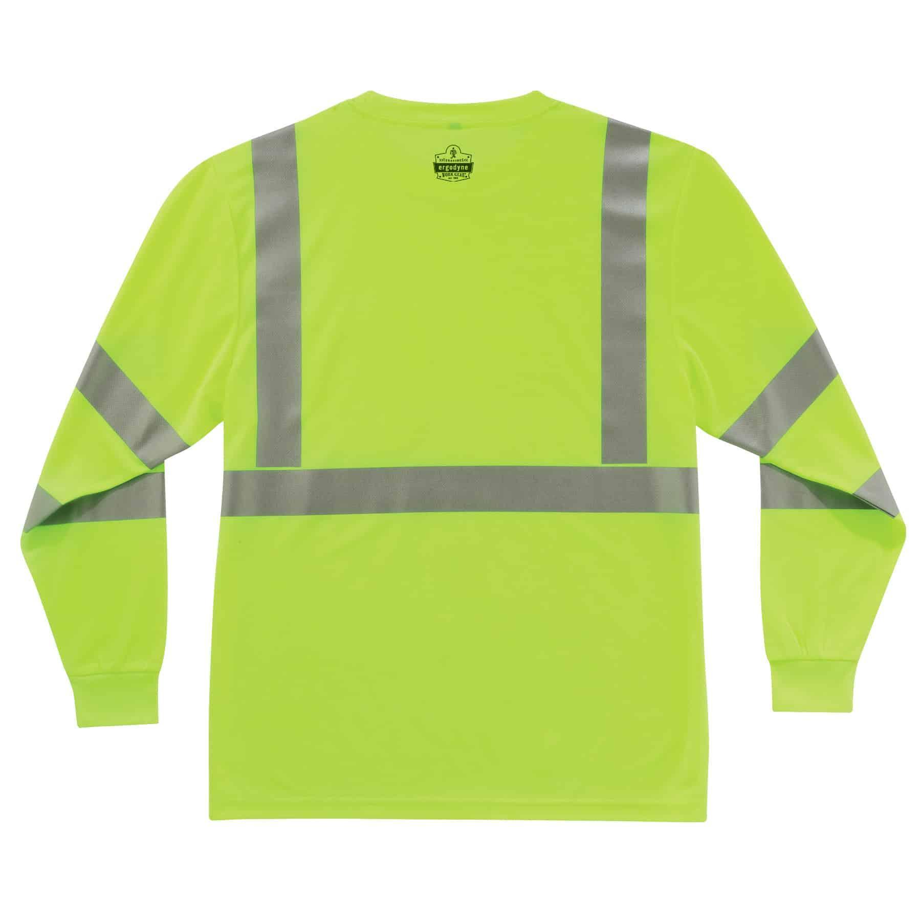 T-SHIRT MENS 3XL HI-VIZ LIME POLYEST