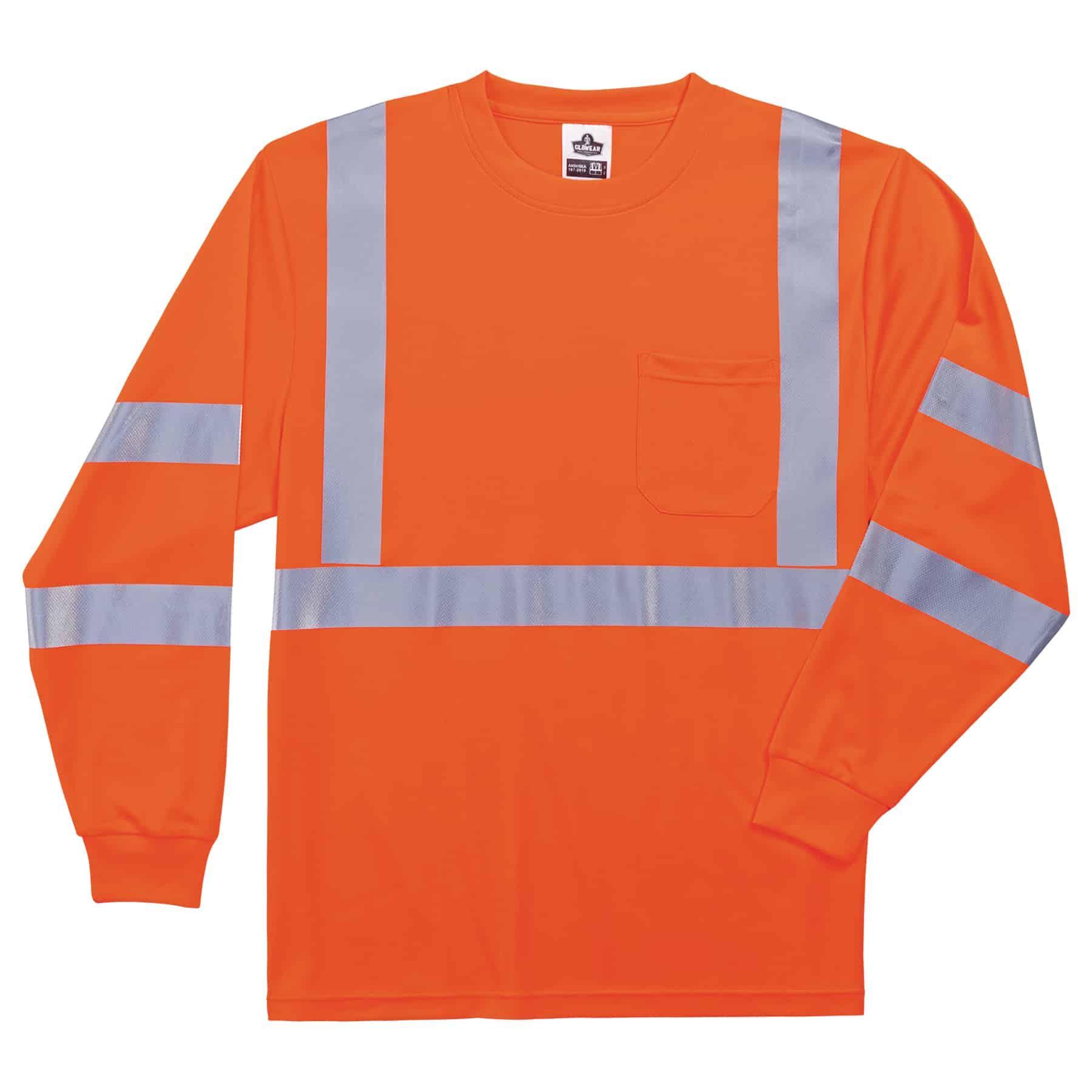 T-SHIRT MENS 2XL HI-VIZ ORN POLYEST