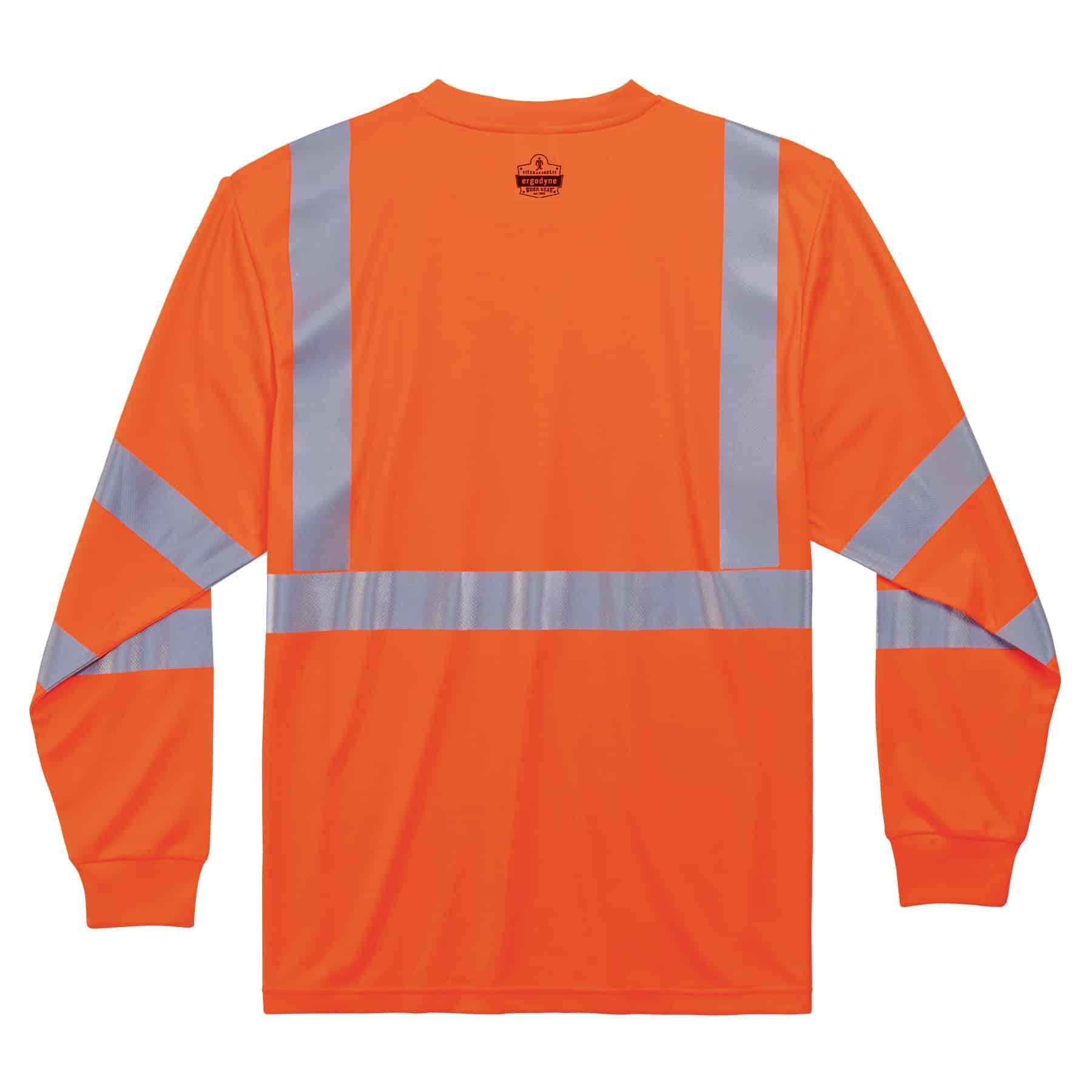 T-SHIRT MENS 2XL HI-VIZ ORN POLYEST