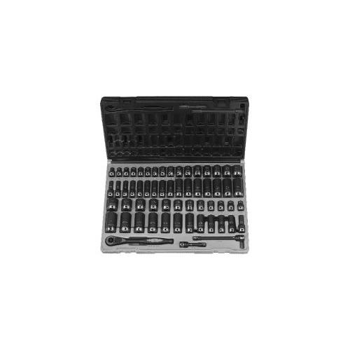 IMPACT SOCKET SET 3/8 IN DR 12-PT 59PC