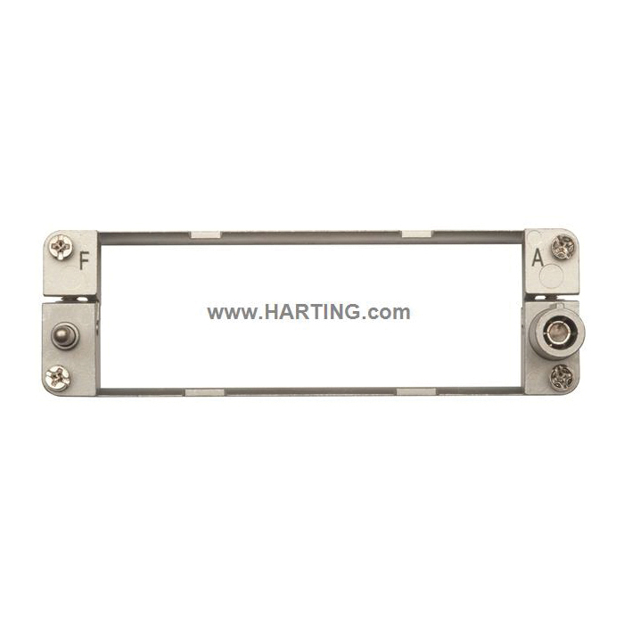 HARTING® 09 14 024 0303 Han-Modular® Female/Male Retaining Hinged Frame, 24B, For Use With 6 Module, Die Cast Zinc