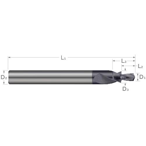 Harvey Tool 700104 Combination Drill and Counterbore, 0.12 in Drill, Socket Head Cap Screw, 0.21 in Dia Pilot Hole, 0.18 in L Pilot