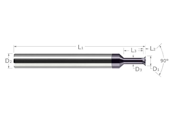 CUTTER CHAMFER 1/4IN 2-1/2IN CYLINDRICAL