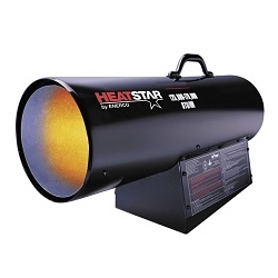 HEATSTAR F170180 Heavy-Duty Forced Air Heater With Thermostat, 150000 Btu/hr, 115 V AC, Natural Gas