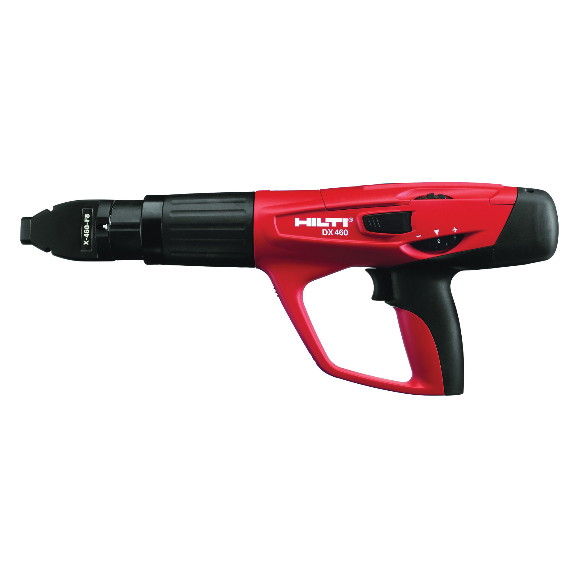 HILTI 305179 High Productivity General Purpose Versatile Powder Actuated Tool, Fully Automatic, 17.8 in L, Single Fasteners with 8 mm Plastic Washer