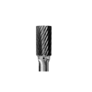 HTC SA-3 SA Style Carbide Burr, No End Cut End, Cylindrical Head, 3/8 in Dia Head, 3/4 in L of Cut, 2-1/8 in OAL, Double Cut