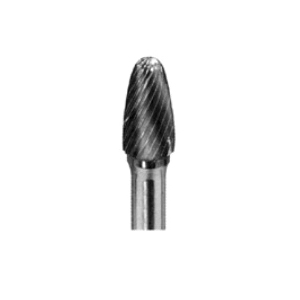 HTC SF-3 SF Style Carbide Burr, Radius End, Tree Head, 2-1/8 in OAL, Double Cut