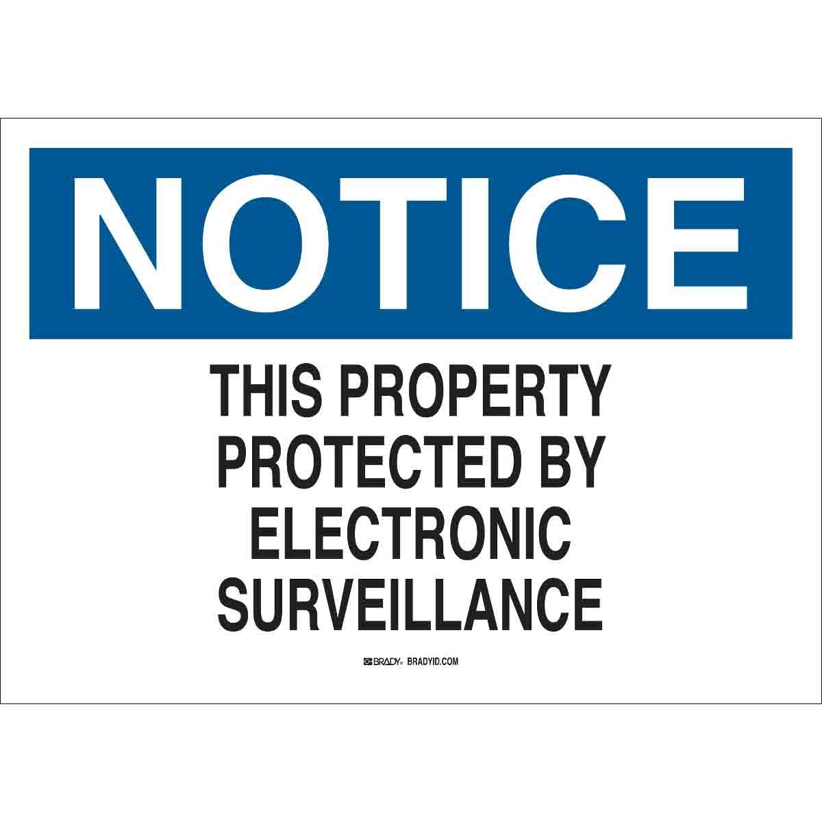 SIGN ADMITTANCE NOTICE 7IN 10IN SURF