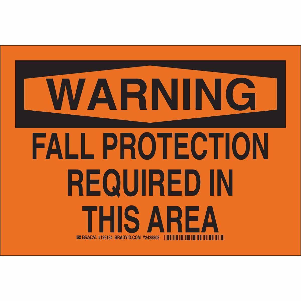 SIGN PROTECTION PERSONAL WRN 10IN 14IN