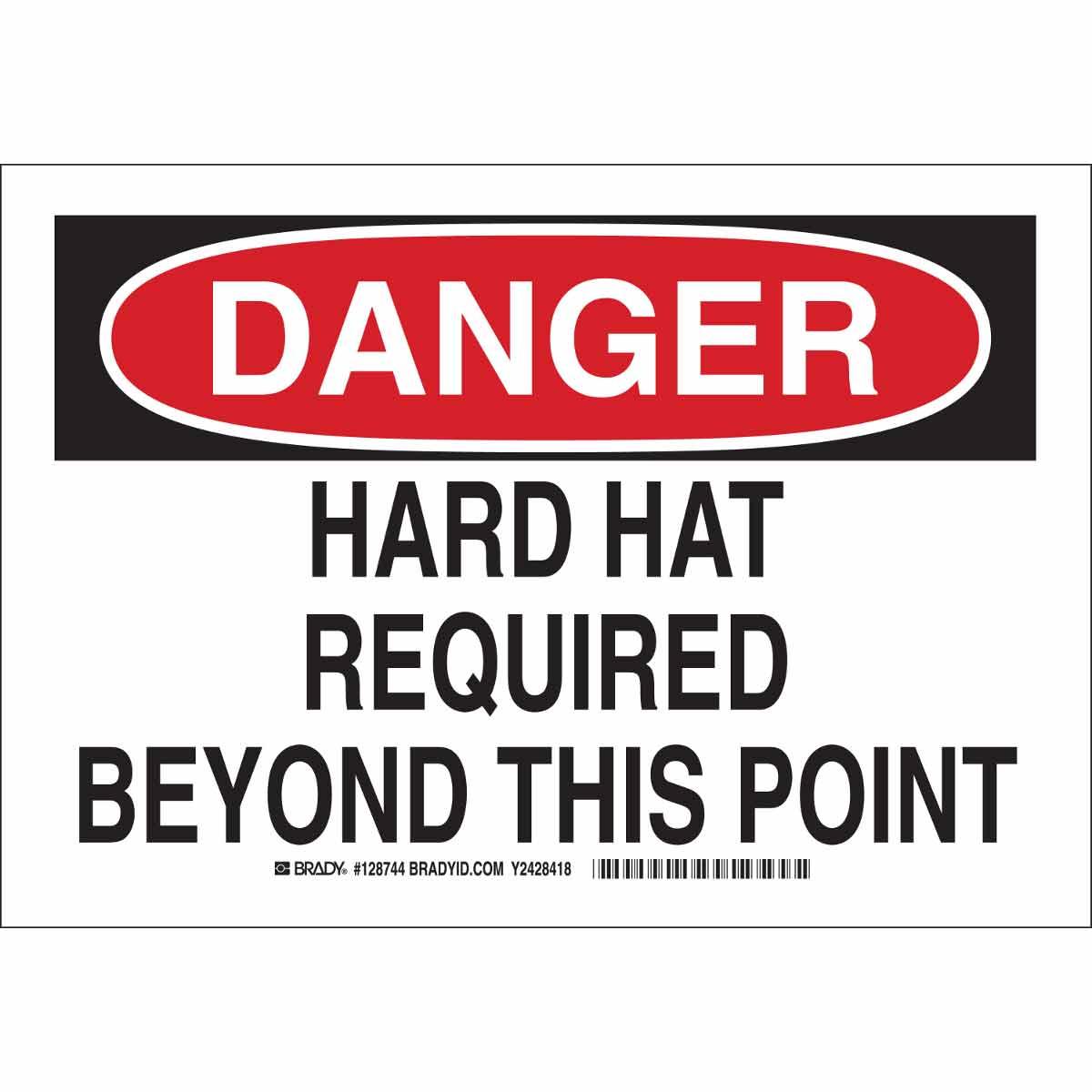 SIGN PROTECTION PERSONAL DANGER 10IN