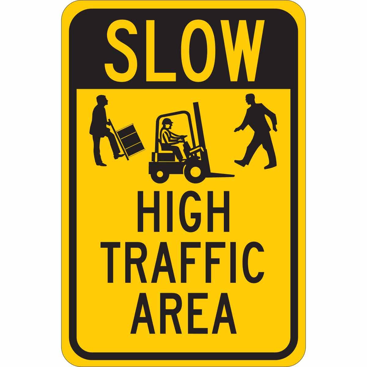 SIGN CTRL TRFC LAMINATED RECT SYM/TEXT