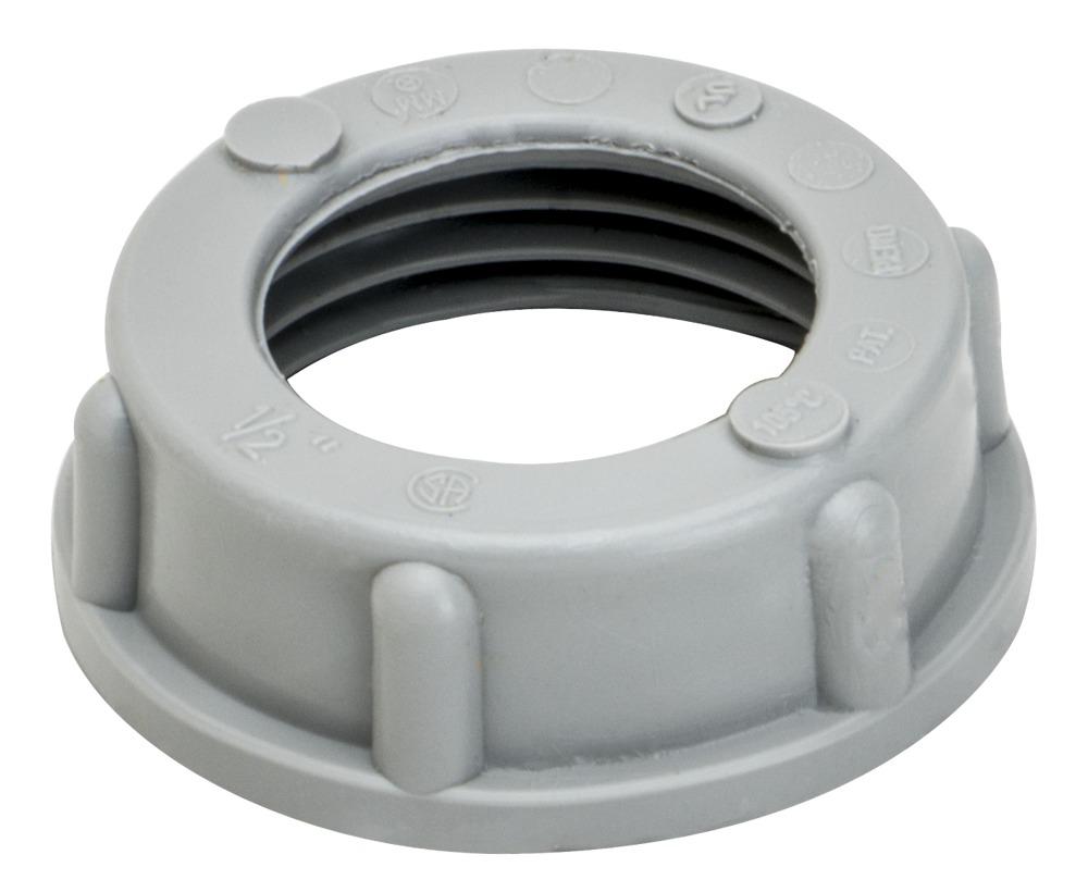 Southwire - Topaz 835 Female Threaded Conduit Bushing, 1-1/2 in Trade, Thermoplastic