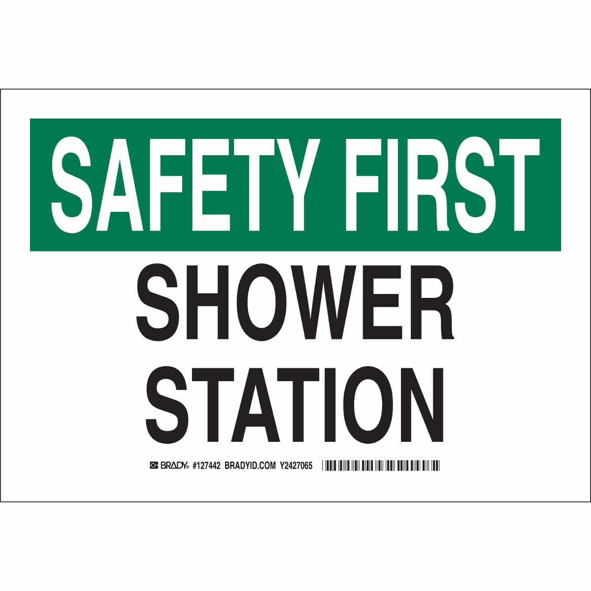 SIGN AID FIRST SAF FIRST 7IN 10IN SURF