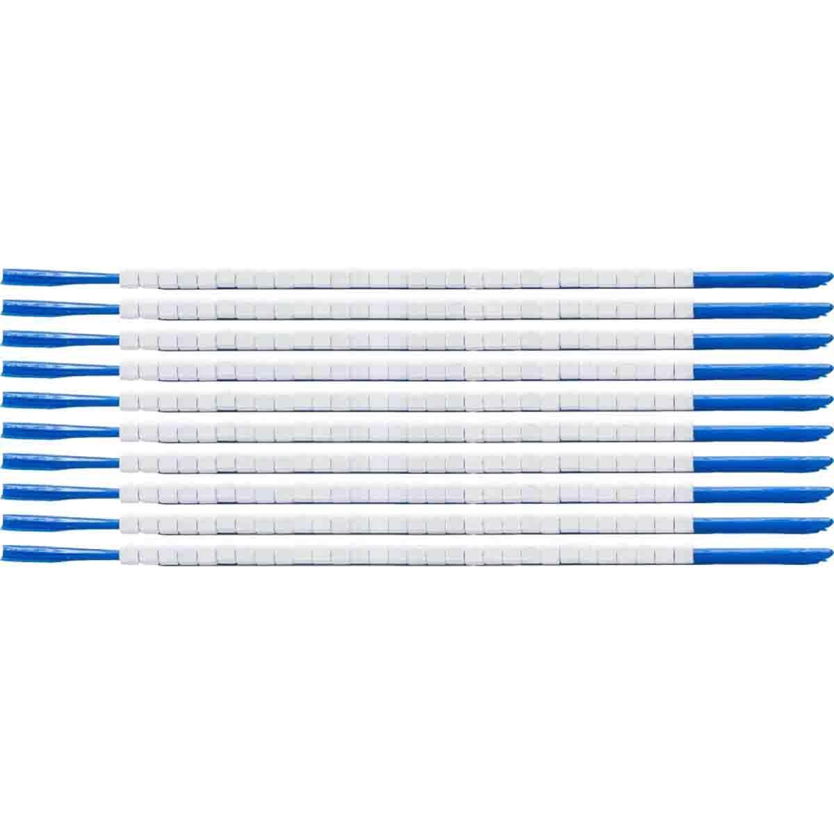 MARKER W 0.075 TO 0.087IN BK ON WHT WHT