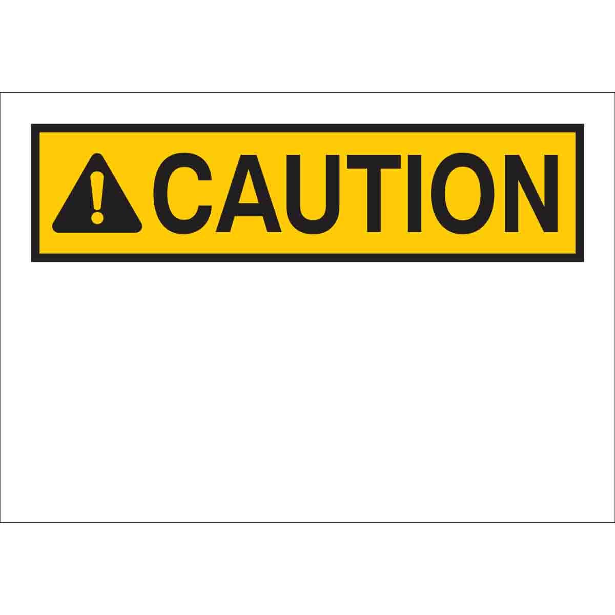 SIGN BLK NON-LAMINATED RECT 7IN 10IN