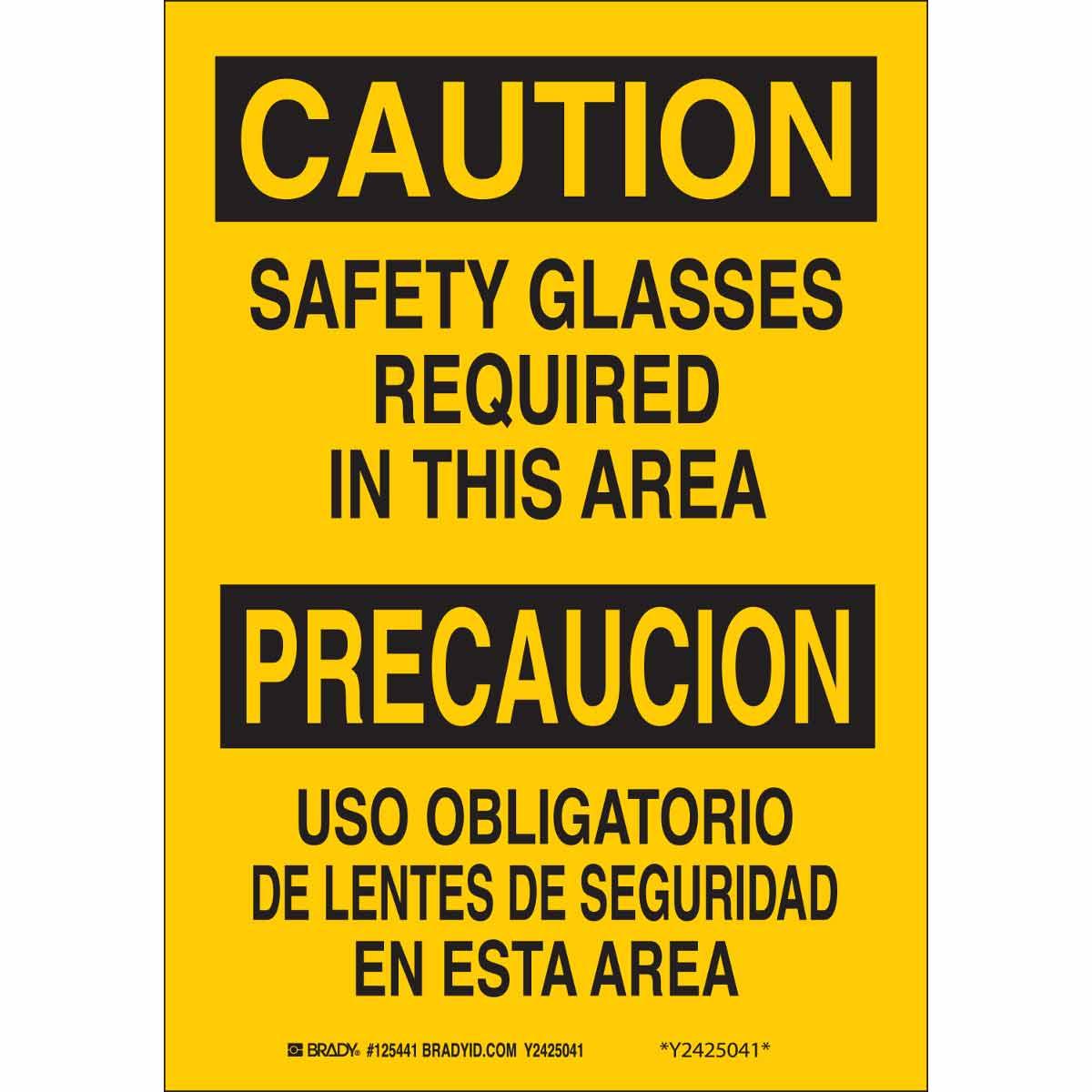 SIGN CAUT CAUT 10IN 7IN BK ON YEL SURF