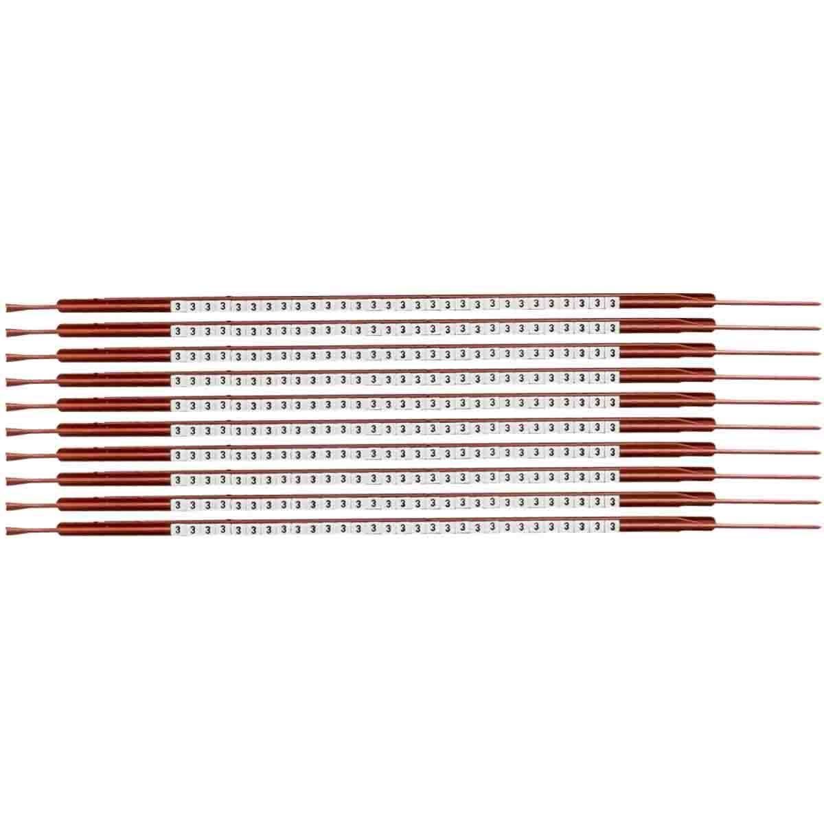 MARKER W 0.037 TO 0.051IN 3 BK ON WHT