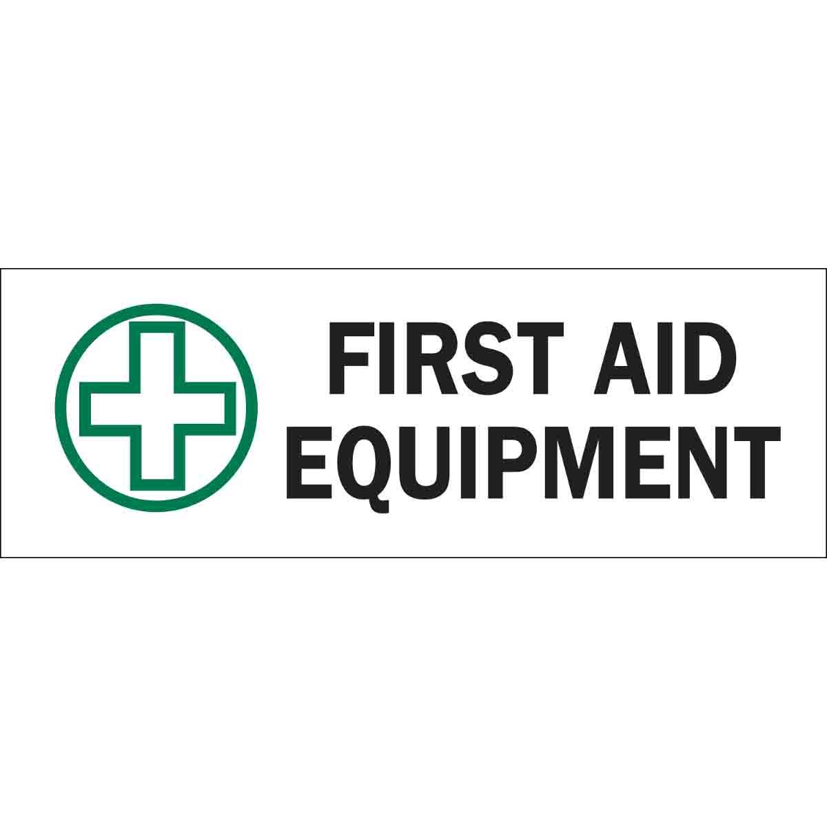 SIGN AID FIRST RECT 3-1/2IN 10IN