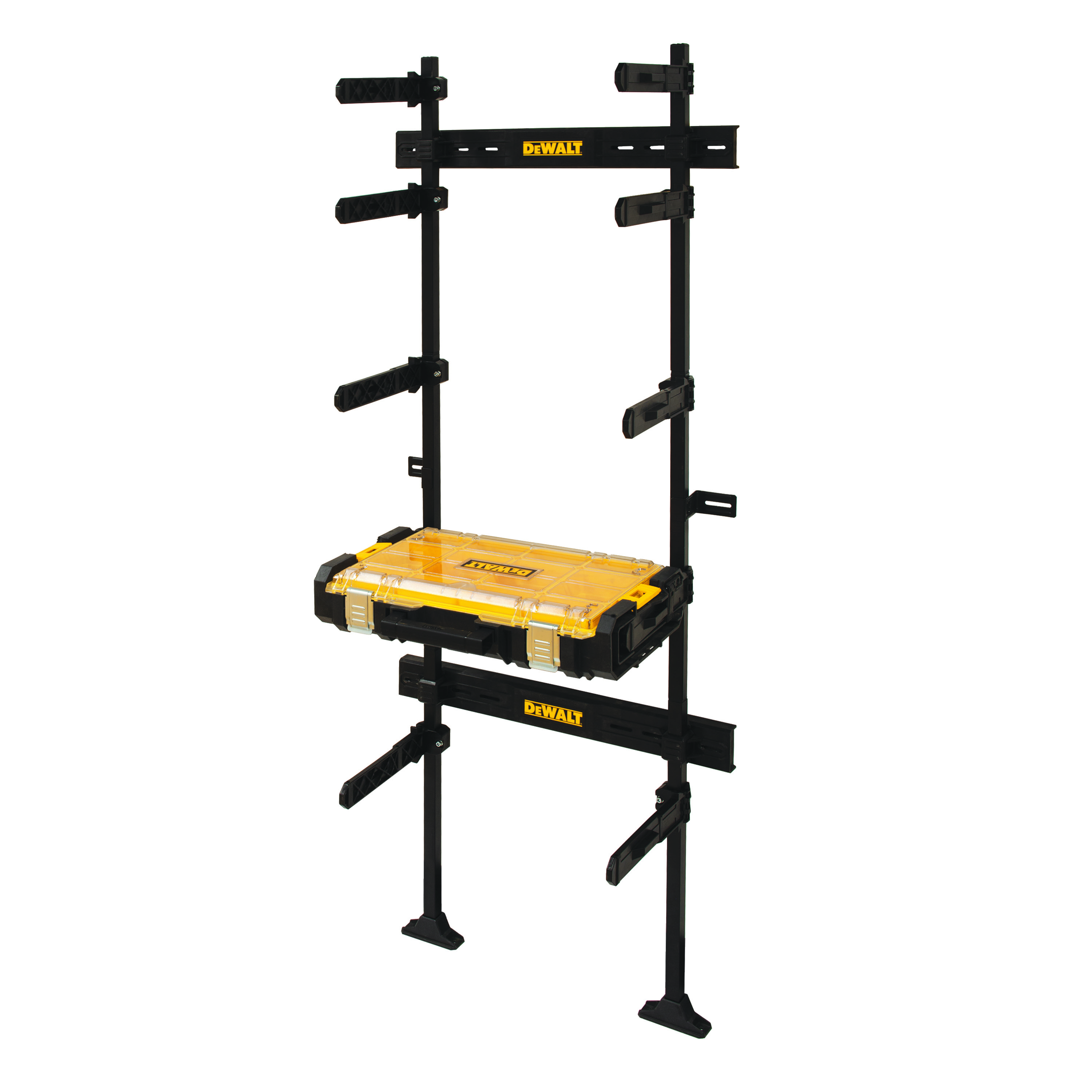 DeWALT® ToughSystem® DWST08270 Workshop Racking System With Organizer, 70-3/4 in H x 12-7/8 in W x 25-1/2 in D, 440 lb Load