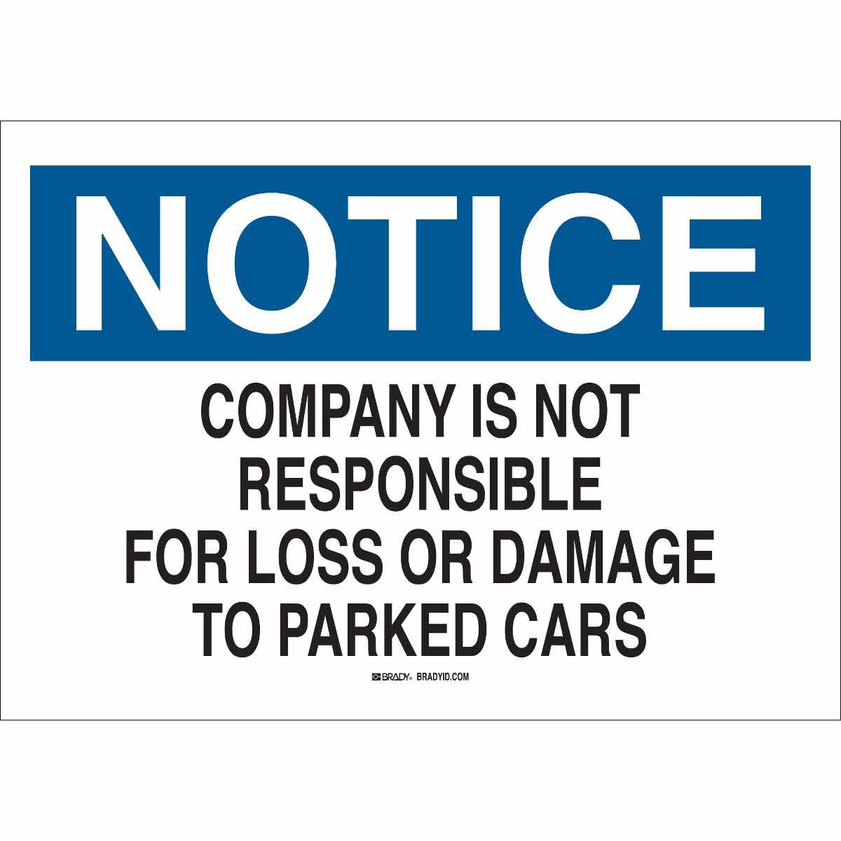 SIGN CTRL TRFC NOTICE TEXT 10IN 14IN