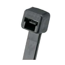 Panduit® Pan-Ty® PLT1M-M0 PLT Cross Section Miniature Weather-Resistant Cable Tie, 3.9 in L x 0.18 in W x 0.05 in THK, Nylon 6.6