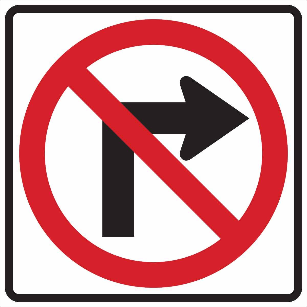 SIGN CTRL TRFC NO HDR SYM B-959 AL 24IN