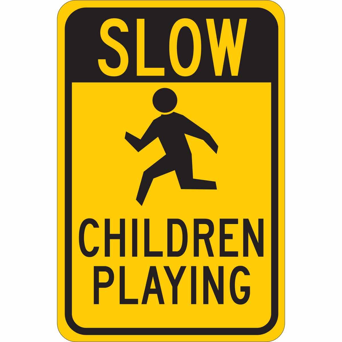 SIGN CTRL TRFC LAMINATED RECT SYM/TEXT